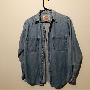 Levi’s long sleeve jean button up